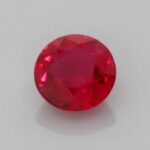 0.58ct Round Ruby, view 1