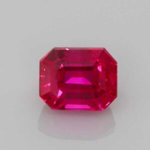 0.63ct Emerald Cut Ruby