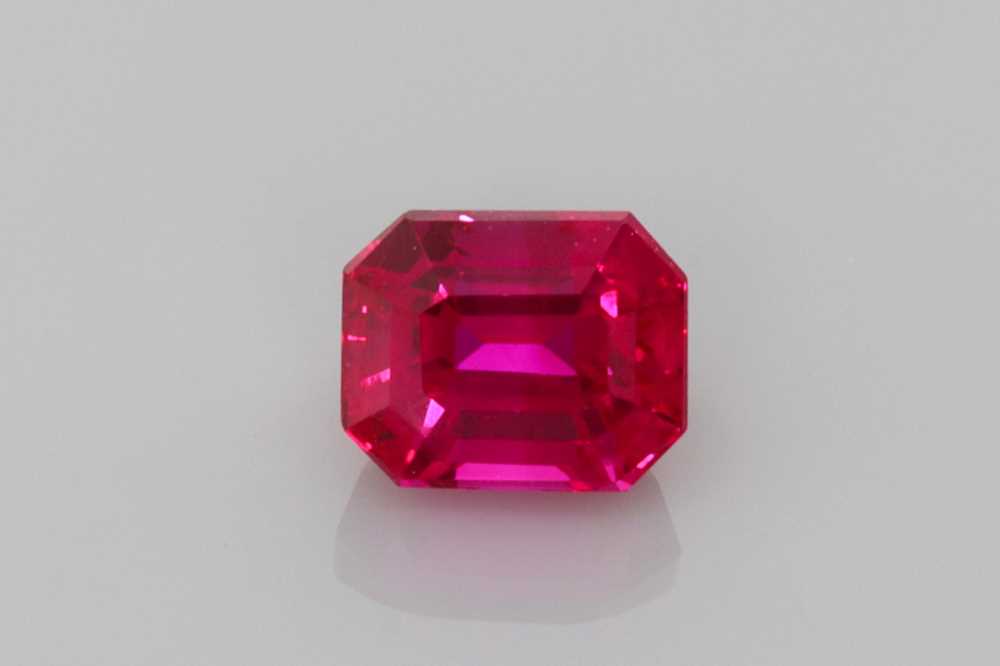 0.63ct Emerald Cut Ruby