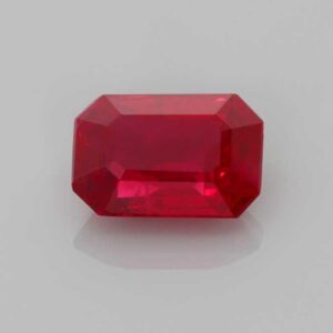 1.43ct Emerald Cut Ruby