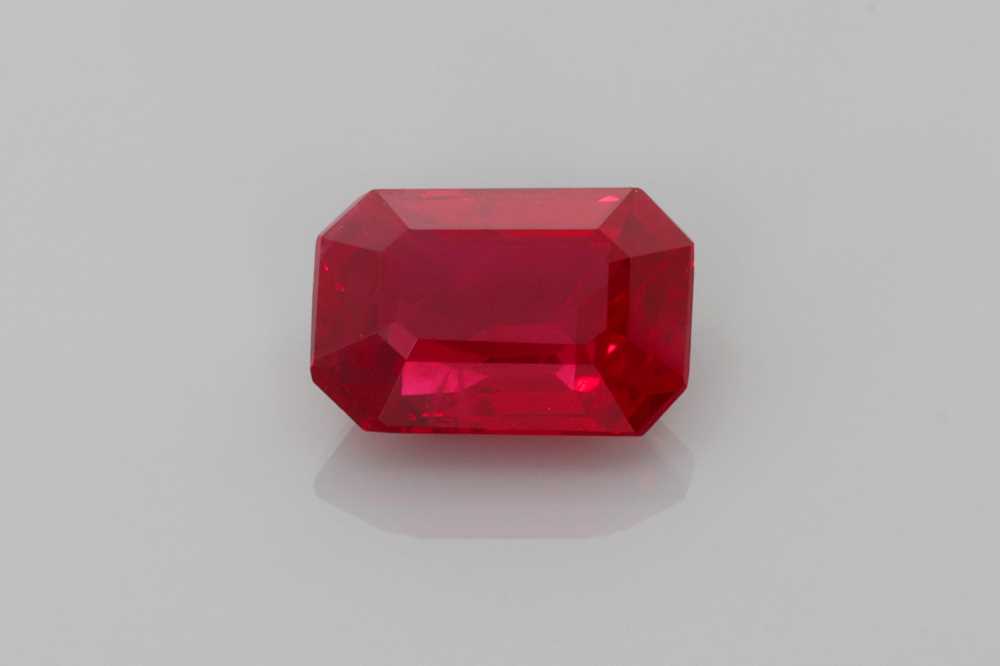 1.43ct Emerald Cut Ruby