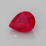 1.45ct Pear Shape Ruby, view 1