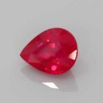 1.45ct Pear Shape Ruby, view 2