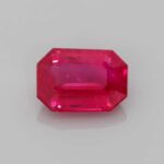 1.15ct Emerald Cut Ruby, view 1