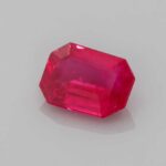 1.15ct Emerald Cut Ruby, view 2