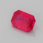 1.05ct Emerald Cut Ruby, view 2
