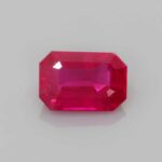 1.09ct Emerald Cut Ruby, view 1