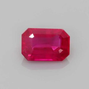 1.09ct Emerald Cut Ruby