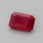 1.2ct Emerald Cut Ruby, view 2