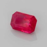 1.23ct Emerald Cut Ruby, view 2