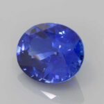 3.53ct Oval Blue Sapphire, view 2