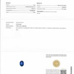 3.03ct Oval Blue Sapphire, view 3