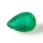 4.22ct Pear Shape Emerald, view 1