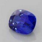 4.3ct Rectangular Cushion Blue Sapphire, view 2