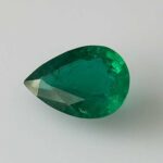 4.63ct Pear Shape Emerald, view 2