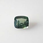 1.07ct Square (Antique) Cushion Teal Sapphire, view 1