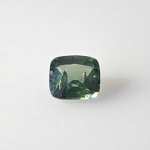 1.07ct Square (Antique) Cushion Teal Sapphire