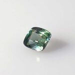 1.07ct Square (Antique) Cushion Teal Sapphire, view 2