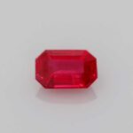 0.656ct Emerald Cut Ruby, view 1