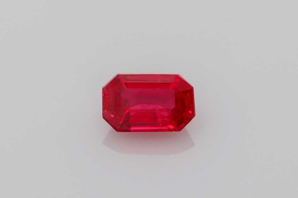 0.656ct Emerald Cut Ruby