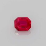 0.626ct Emerald Cut Ruby, view 1