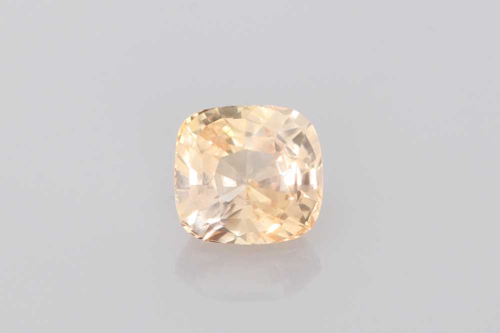 1.93ct Square (Antique) Cushion Peach Sapphire