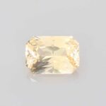2.05ct Emerald Cut Peach Sapphire, view 1