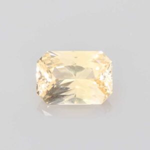 2.05ct Emerald Cut Peach Sapphire