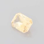 2.05ct Emerald Cut Peach Sapphire, view 2