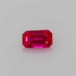 0.347ct Emerald Cut Ruby, view 1