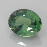 5.07ct Oval Green Sapphire, view 2