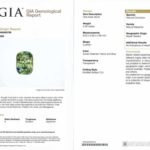 2.09ct Rectangular Cushion Green Sapphire, view 3