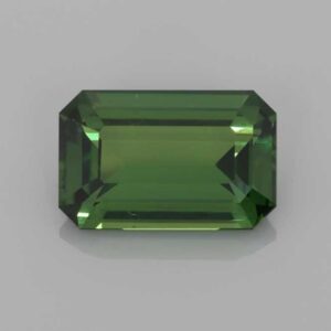 3.04ct Emerald Cut Green Sapphire