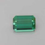 5.26ct Emerald Cut Green Tourmaline, view 1