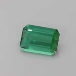 5.26ct Emerald Cut Green Tourmaline, view 2