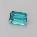 1.81ct Emerald Cut Indicolite Blue Tourmaline, view 2