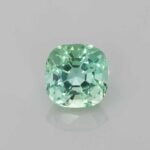 2.44ct Square (Antique) Cushion Mint Tourmaline, view 1