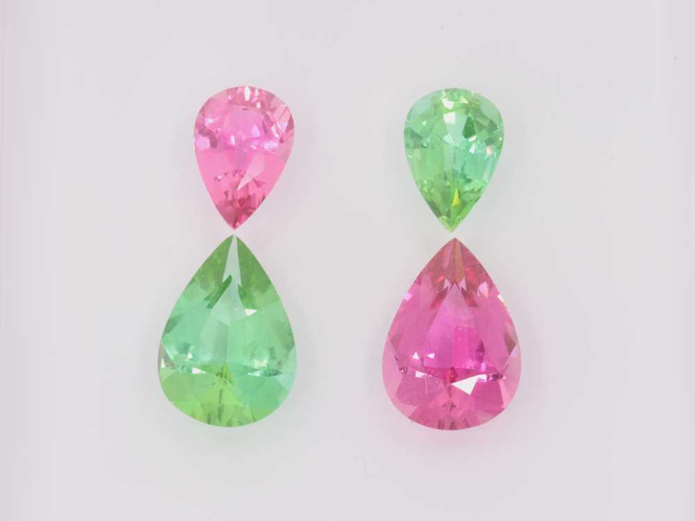 3.67ct Pear Shape Mint Tourmaline