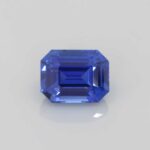 1.45ct Emerald Cut Blue Sapphire, view 1