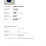 1.1ct Round Blue Sapphire, view 3