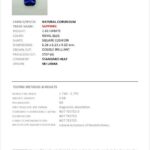 1.63ct Square (Antique) Cushion Blue Sapphire, view 3