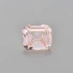 1.65ct Emerald Cut Peach Sapphire, view 1