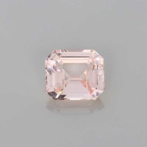 1.65ct Emerald Cut Peach Sapphire