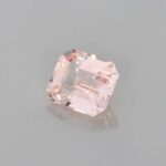 1.65ct Emerald Cut Peach Sapphire, view 2