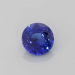 1.1ct Round Blue Sapphire, view 1