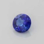 1.1ct Round Blue Sapphire, view 2