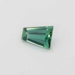 1.07ct Baguette Teal Sapphire, view 2