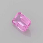 0.694ct Emerald Cut Pink Sapphire, view 2