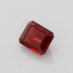 3.098ct Emerald Cut Red Garnet, view 2