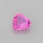 0.73ct Heart Pink Sapphire, view 1